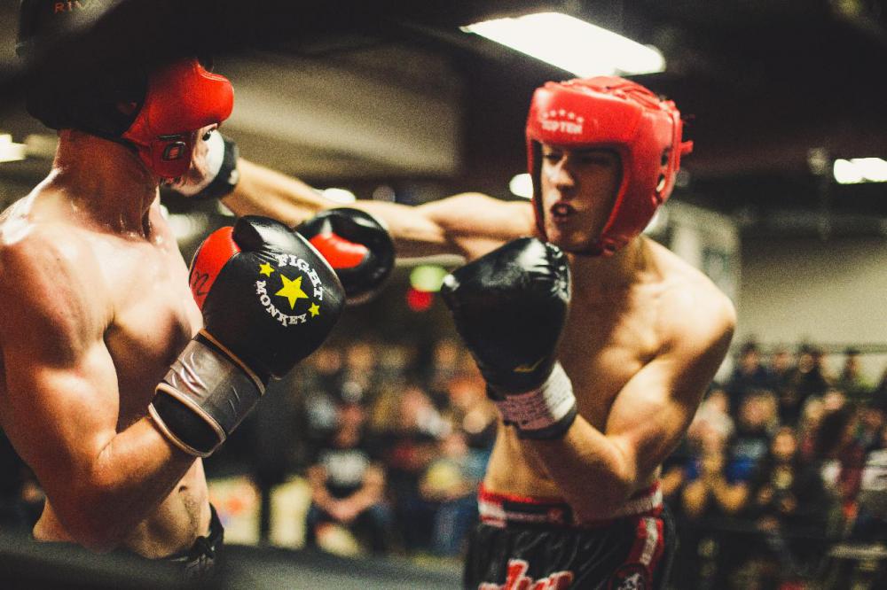 In chess boxing, participants alternate rounds of boxing and speed chess.
