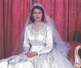 For her 1947 wedding, Princess Elizabeth (later Queen Elizabeth II) used ration coupons to buy the material for her wedding dress.