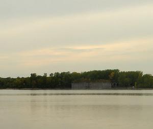 Lake Champlain in upstate New York was the site of "Fort Blunder" and its successor fortification, Fort Montgomery.