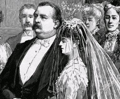 Before his marriage to Frances Folsom, bachelor Grover Cleveland relied on his sister, Rose, to carry out the role of First Lady.