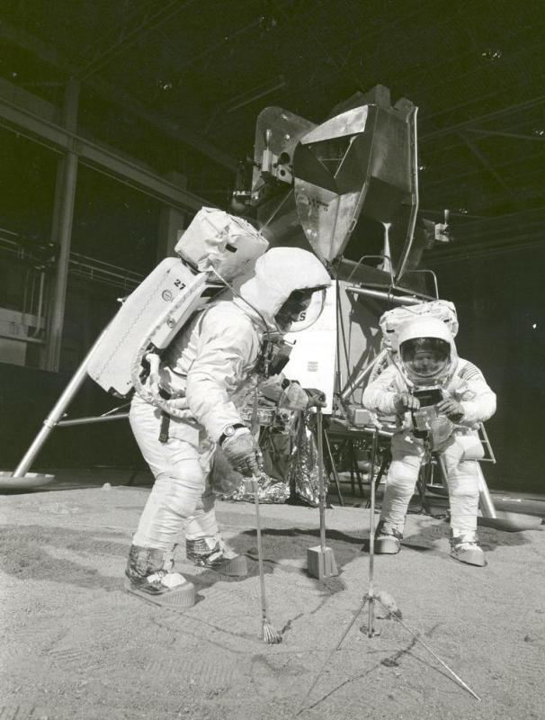 Mockups are often used as props around which training for extreme missions can be conducted, as was the case when NASA astronauts used a lunar lander mockup to prepare for the Apollo landings.
