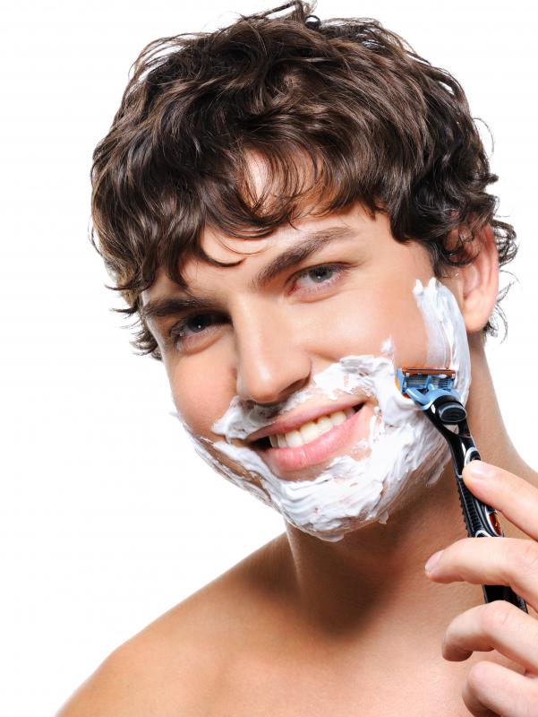 Dry shaving involves the use of shaving cream and a razor.