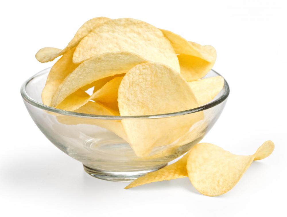 Potato chips contain polysaccharides.