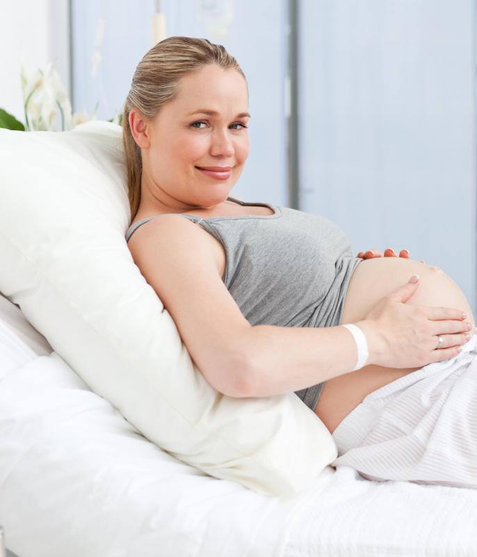 A fallen bladder may occur during childbirth.