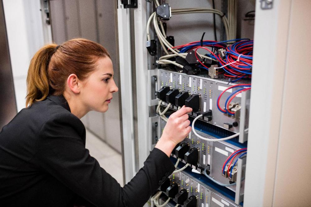 A server technician is responsible for evaluating server systems to determine when they need to be upgraded or replaced.