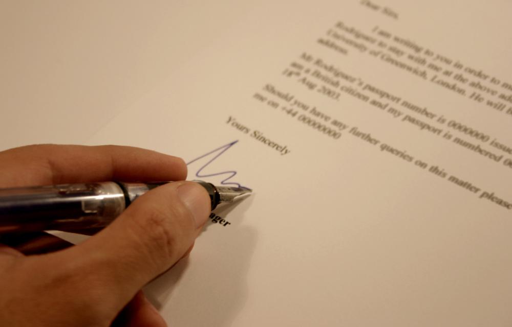 How to write a valediction letter