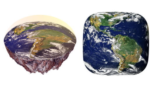 If the Earth was flat, it would have sideways rain, no atmosphere, and possibly no gravity, either.