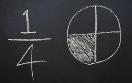 A number line can be useful when teaching children about fractions.