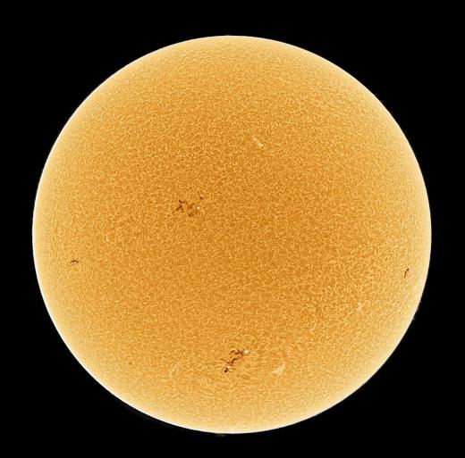 The Sun is 330,000 times more massive than Earth – it contains at least 99.8% of the solar system’s total mass.