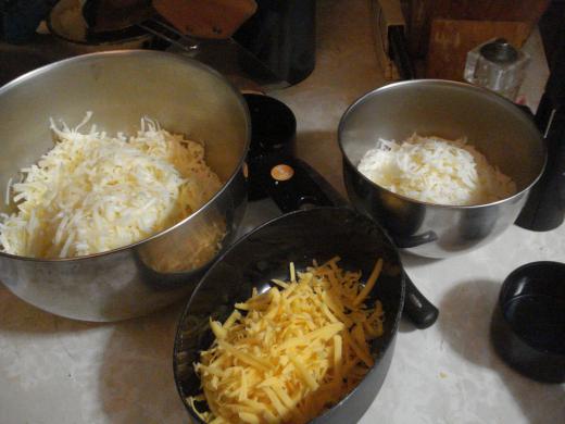 Full-fat cheese from grass-fed cows has a yellow hue; dye was added to replicate this in lower-quality cheese.