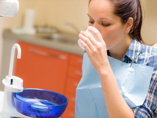A dental nurse trainee may give patients advice on maintaining oral hygiene.