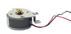A brush electric motor.