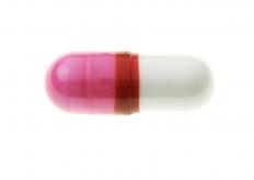 An antibiotic capsule.