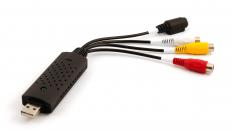 An A/V-to-USB adapter cable.