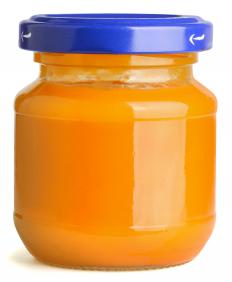 Baby food can be used to play games at a baby shower.