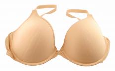 A beige push up bra.