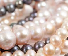 Pearls come in various colors including cream, pink, and black.
