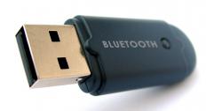 A Bluetooth&reg; dongle.