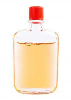 A bottle of safflower oil.