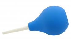 A bulb syringe, which can be used to clean out the ear.