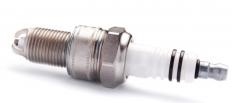 A spark plug.