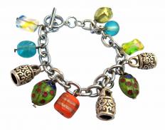 A charm bracelet allows a wearer to add or remove charms as she pleases.