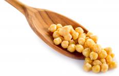 Kushari often includes chickpeas.