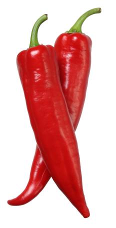Peppers, a source of capsaicin, which is included in many fat burning supplements.