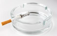 Smoking can cause a persistent cough.