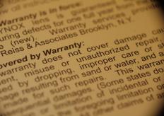 Many warranties will indicate a time frame in which the warranty is valid, usually 90 days or one to three years.