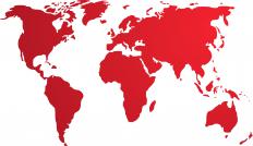 A map of the world