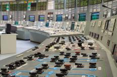 Control center at a nuclear power plant