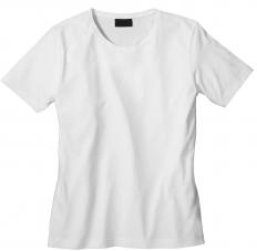 A fitted T-shirt can be a good choice of clothing to wear during a workout.