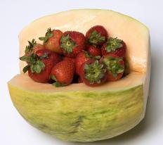 Berries and melons are good for bearded dragons.