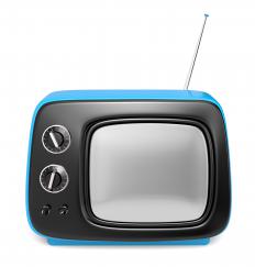 A retro television