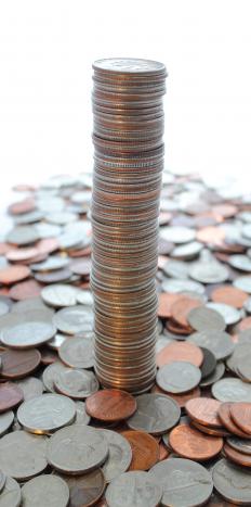 Coins can be used to teach addition and subtraction.