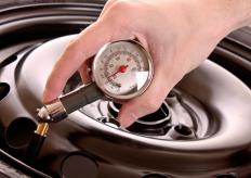 Keeping the tires properly inflated can help improve gas mileage.
