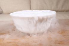 Some reflux condensers use a dry ice and acetone mixture.