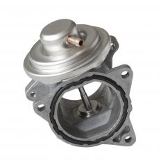 The EGR valve recirculates vapors to help prevent excess nitrogen oxide, a combustion product, from being released in a car's emissions.