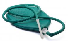 A reusable enema kit.