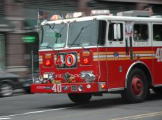 A fire truck