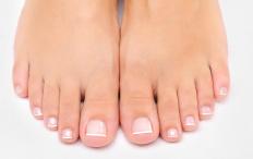 Healthy toenails.