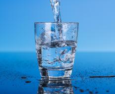 Drinking water can help with a headache and nausea.