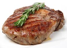 A grilled steak