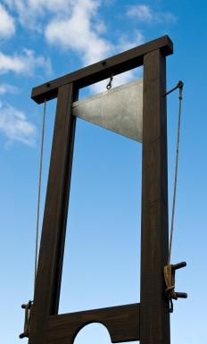When the guillotine was first introduced, some condemned criminals are reported to have paid executioners to sharpen the blade.