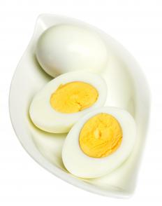 Hard-boiled eggs