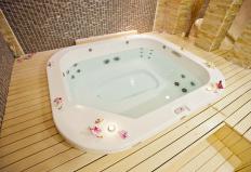A hot tub.