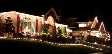 Houses at Christmas