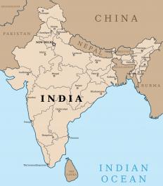 Dupattas are commonly seen throughout India.