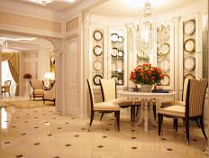 A home decorated using the expertise of an interior designer. 